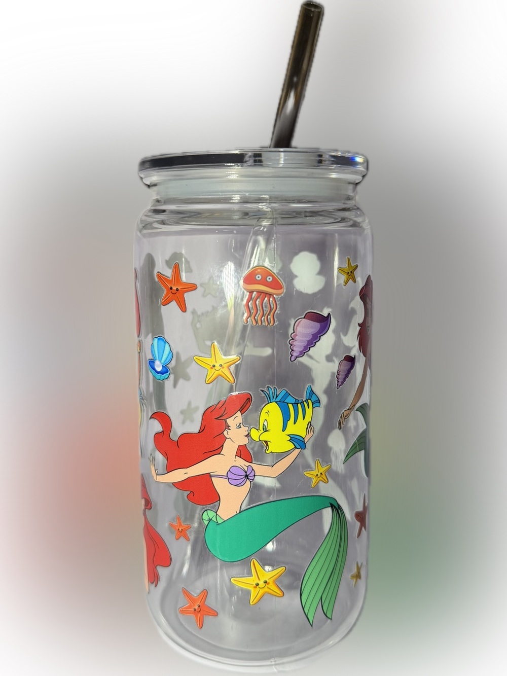 Disney~ Ariel PLASTIC Tumbler for little ones